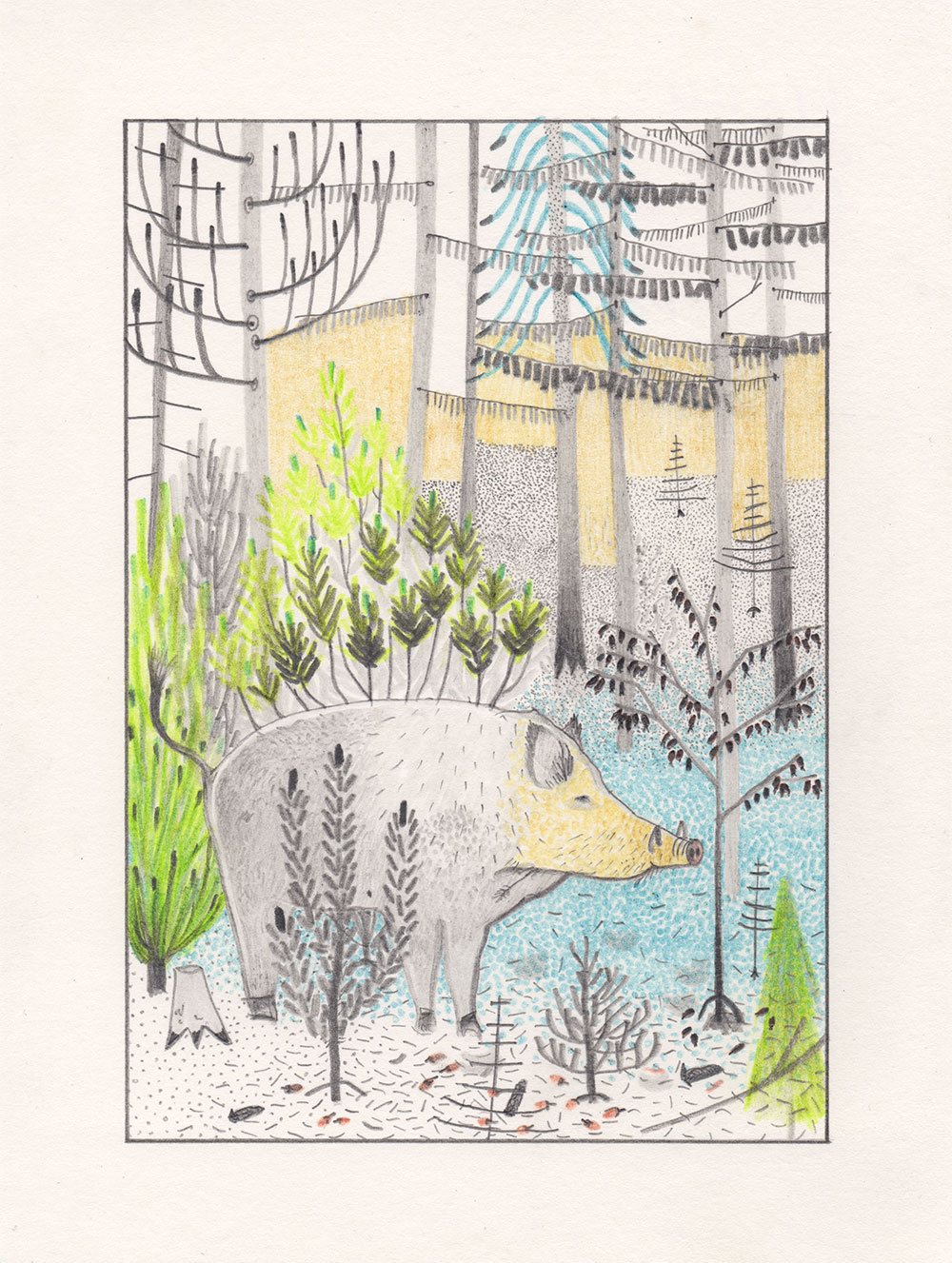 Illustrationen von Sarah Deibele aus Halle (Saale)