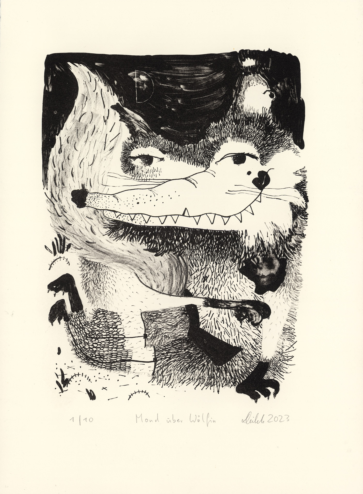 Lithografie von Sarah Deibele | Künstlerin in Halle (Saale) in Sachsen-Anhalt